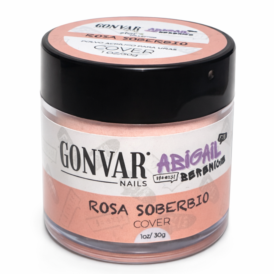 Acrílico Cover Rosa Soberbio Abigail Berenice