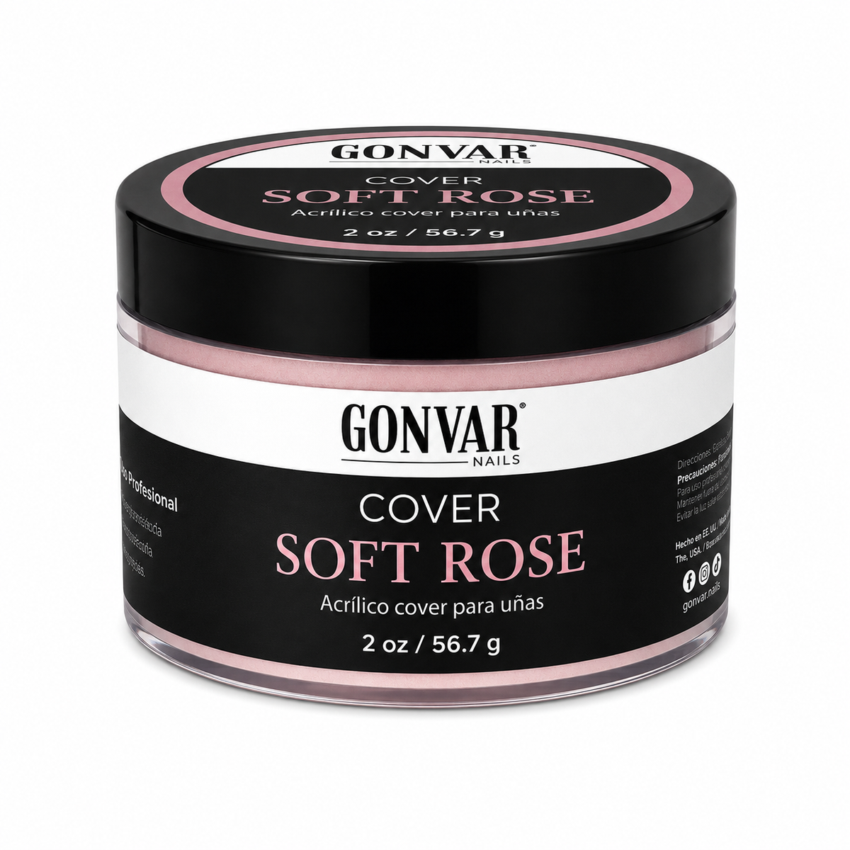 Acrílico Cover Soft Rose
