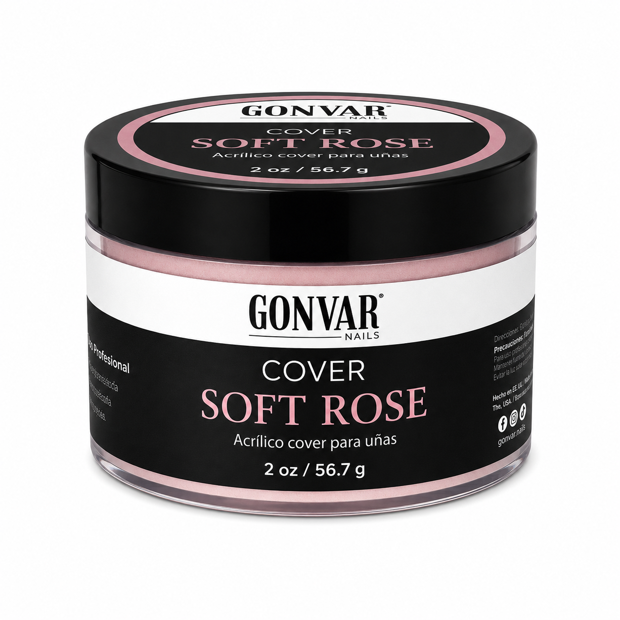 Acrílico Cover Soft Rose