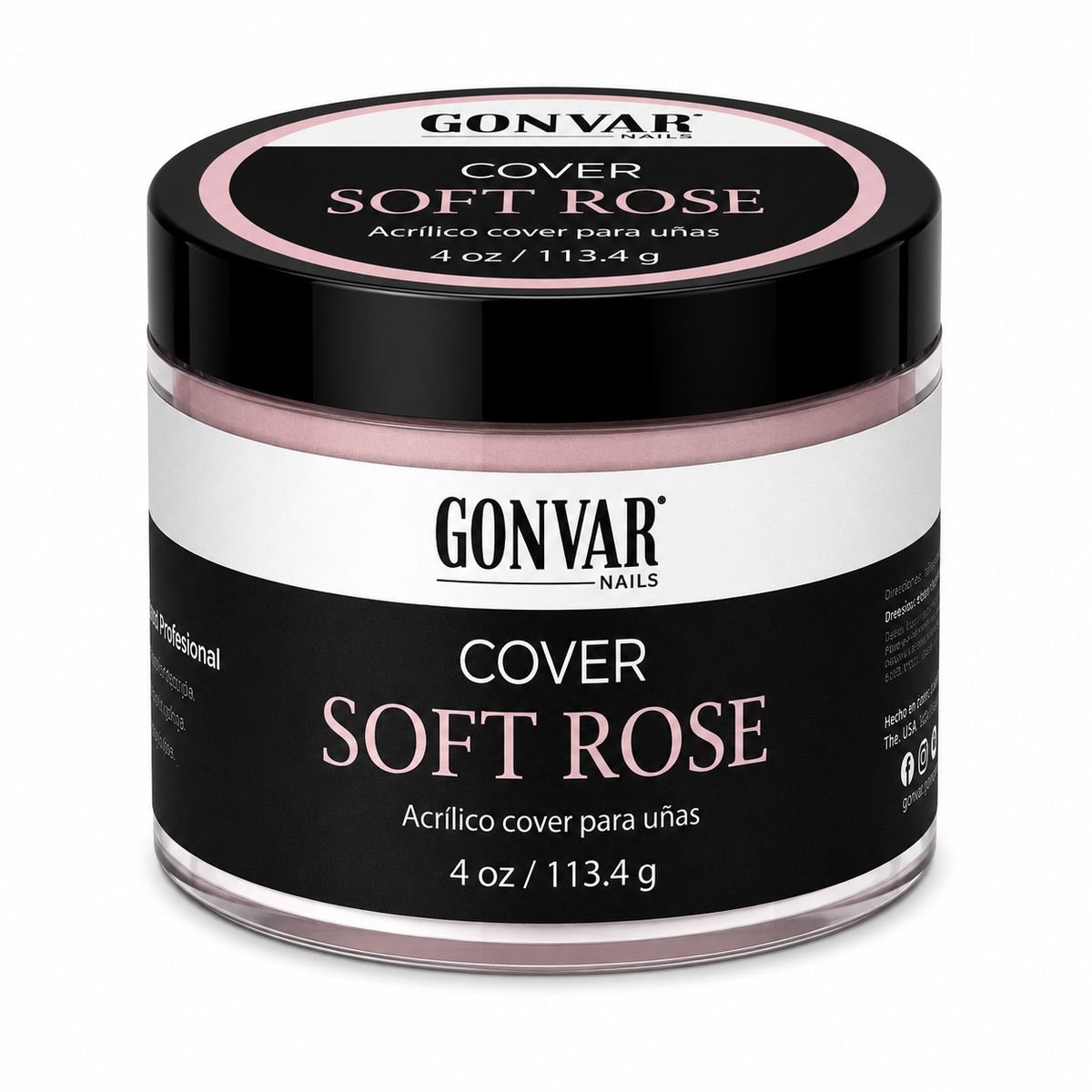 Acrílico Cover Soft Rose