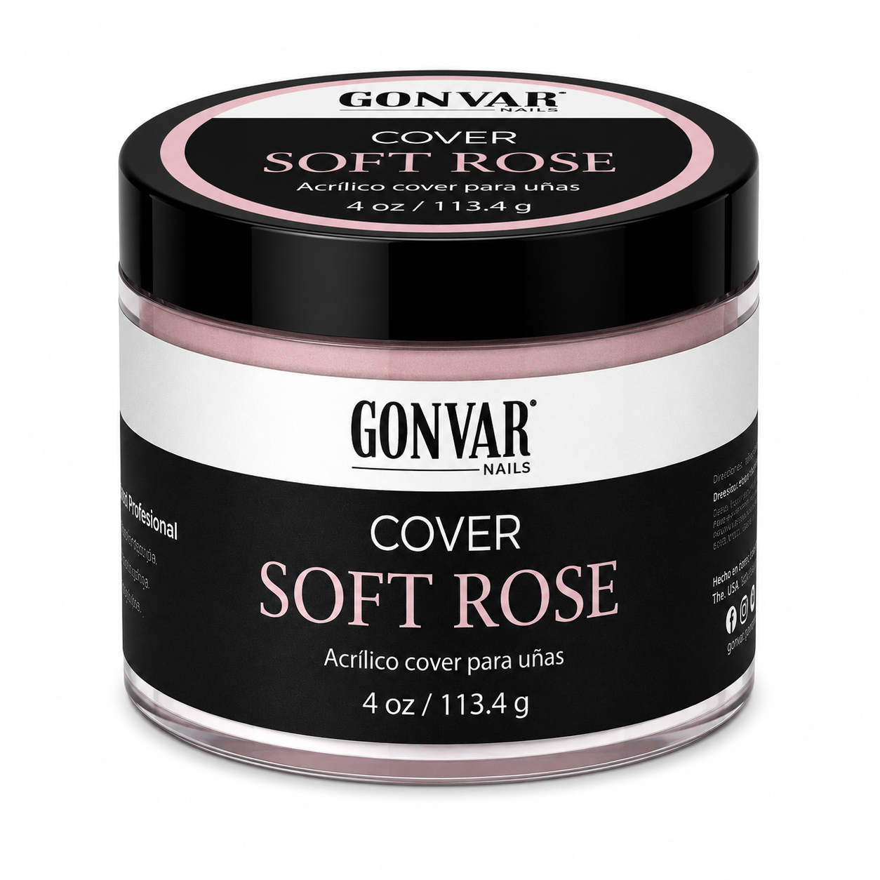 Acrílico Cover Soft Rose