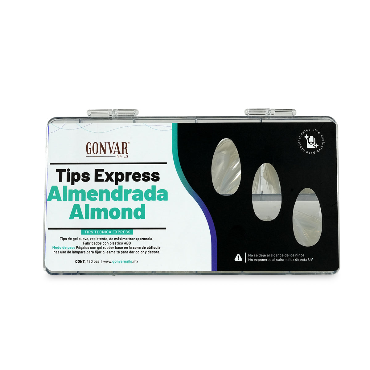 Tips Soft Gel | Almond Express |  Cristal