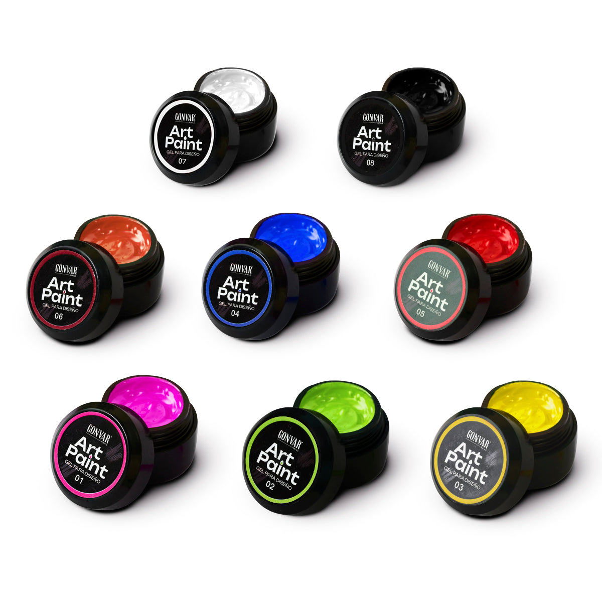 Gonvar Art Paint Amarillo Brillante | Gel Paint