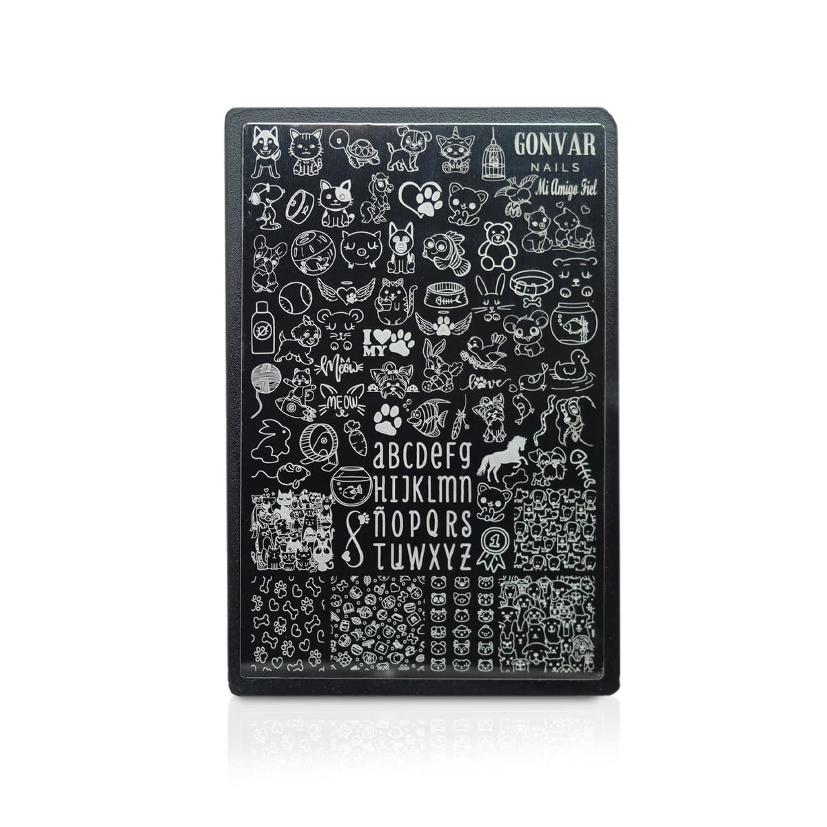 Placa Stamping Mi Amigo Fiel